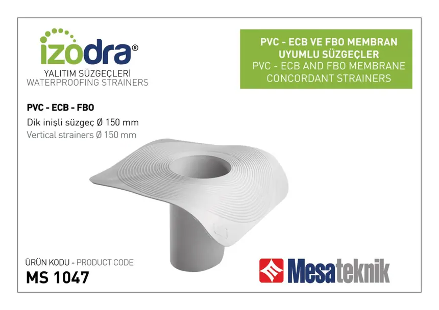 PVC Esaslı Süzgeçler