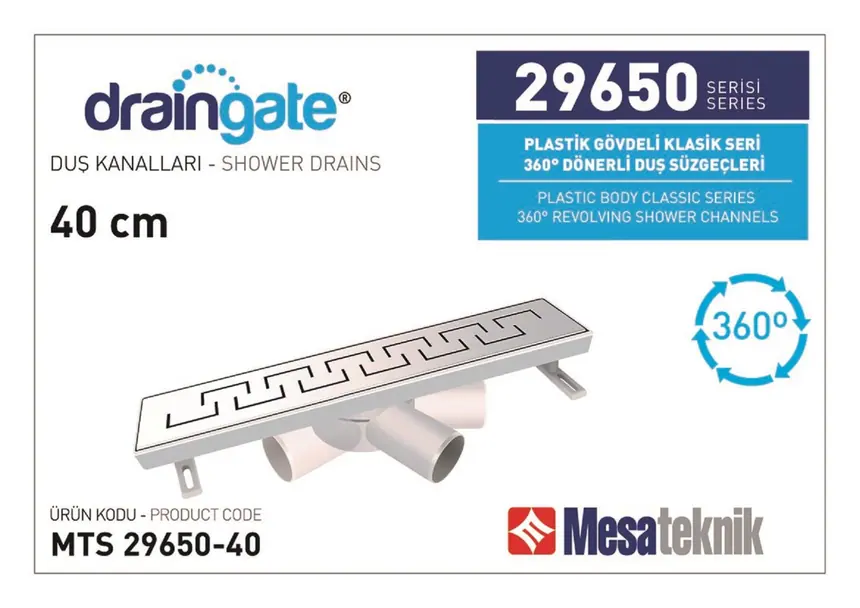MTS 29650 Plastik Gövdeli 360º Dönerli Seri