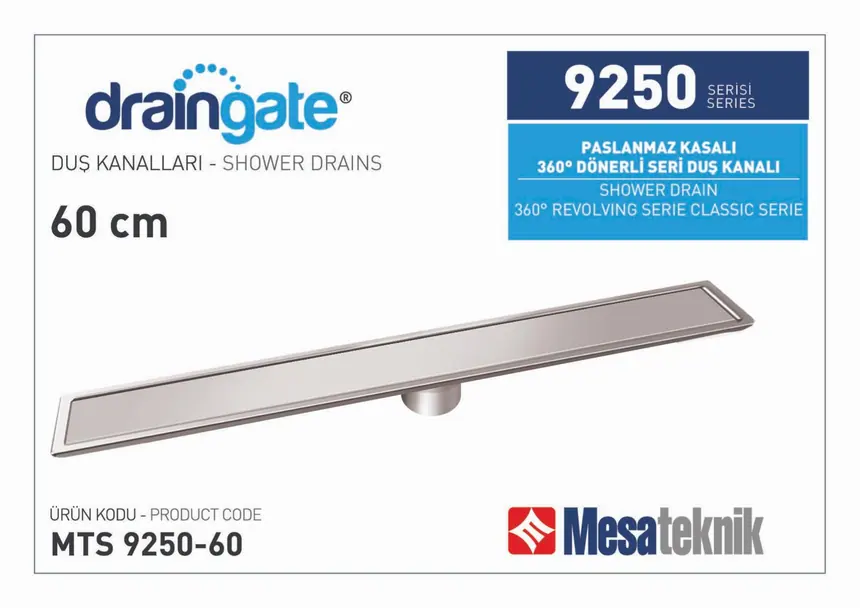 MTS 9250 Paslanmaz Gövdeli 360º Dönerli Seri