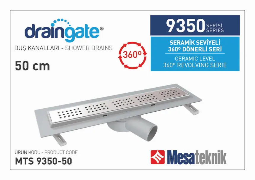 MTS 9350 Seramik Seviyeli 360º Dönerli Seri