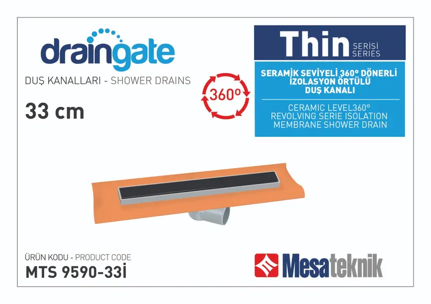 MTS 9590I Thin Serisi 360º Dönerli Izolasyon Ortülü