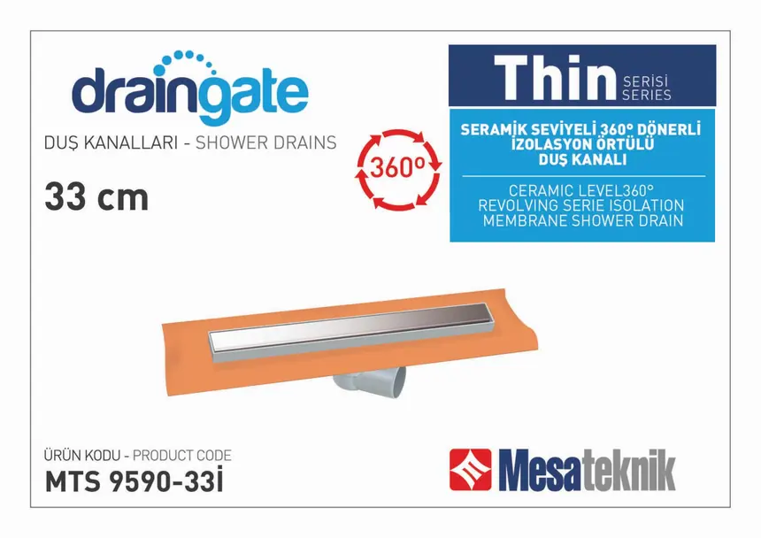 MTS 9590I Thin Serisi 360º Dönerli Izolasyon Ortülü