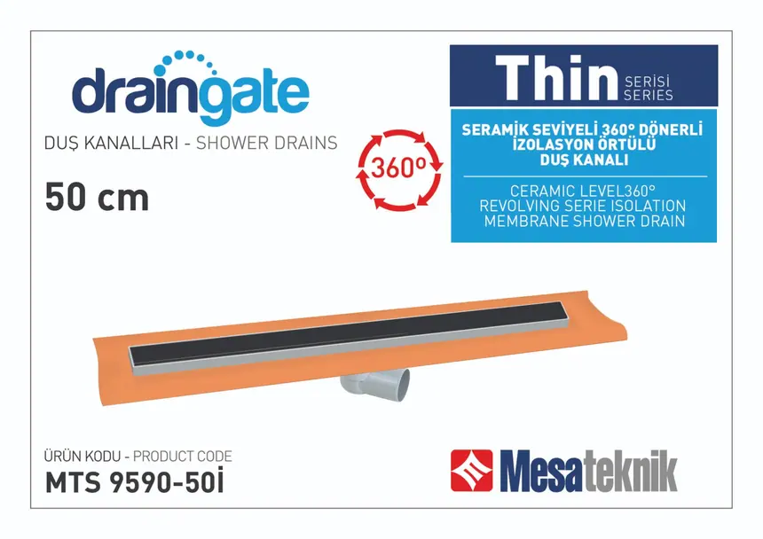 MTS 9590I Thin Serisi 360º Dönerli Izolasyon Ortülü