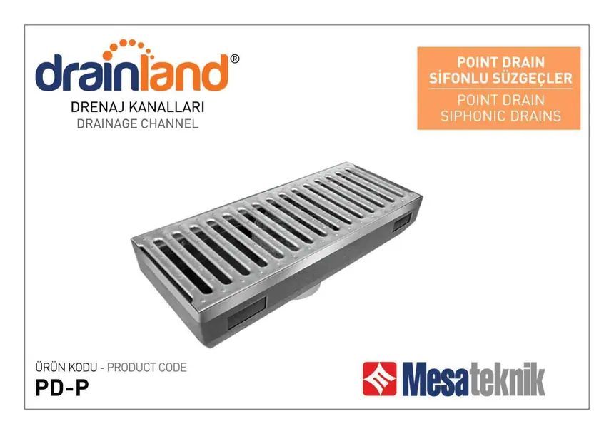 Point Drain Sifonlu Süzgeçler
